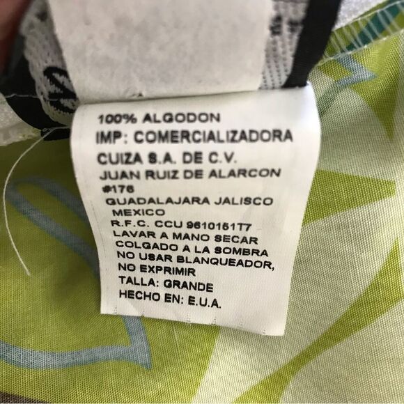 Shannon Marie sleeveless green tropical print dress size XL - Picture 5 of 8